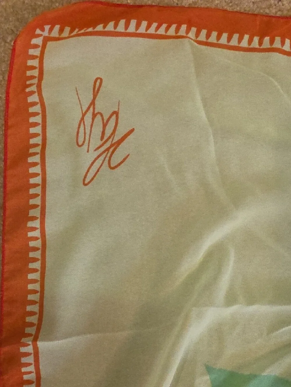 Floral Orange & Pink Beach Wrap Sarong